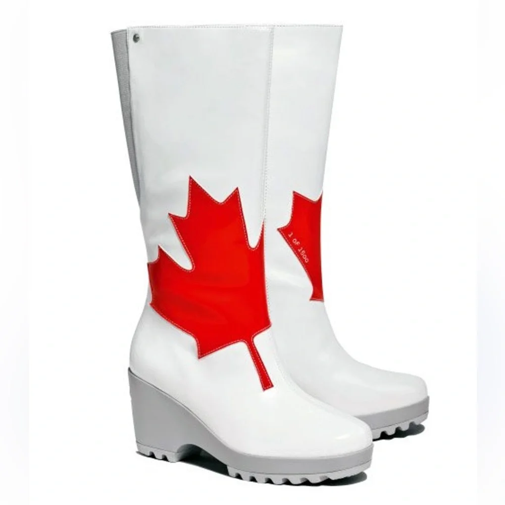 ROCKPORT Boots Limited Edition Vancouver Olympic Waterproof Size 7.5 BRAND NEW - Picture 1 of 17